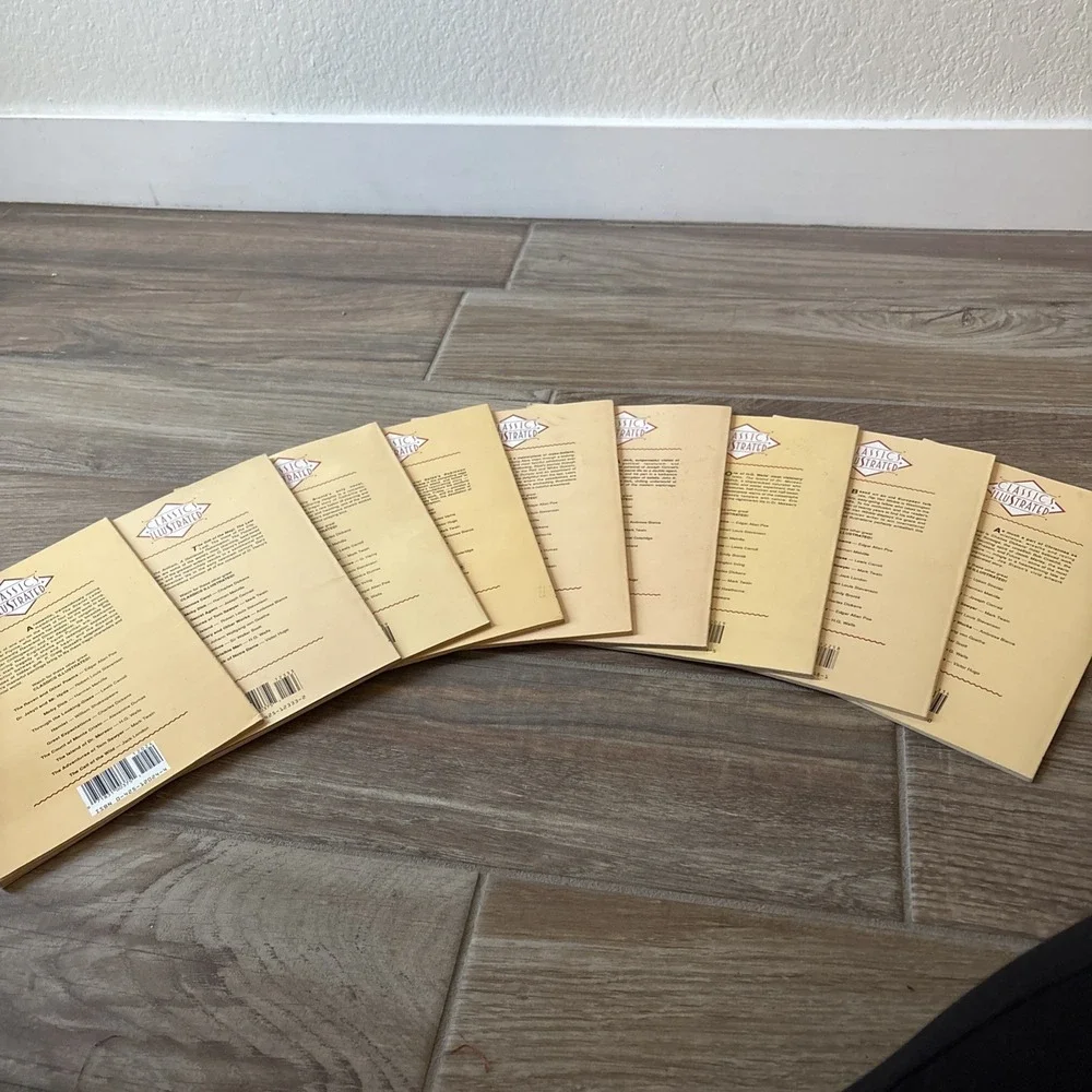 Lot Of 9 Classics Illustrated Comic Books ‎ Copyright 1990, 1991